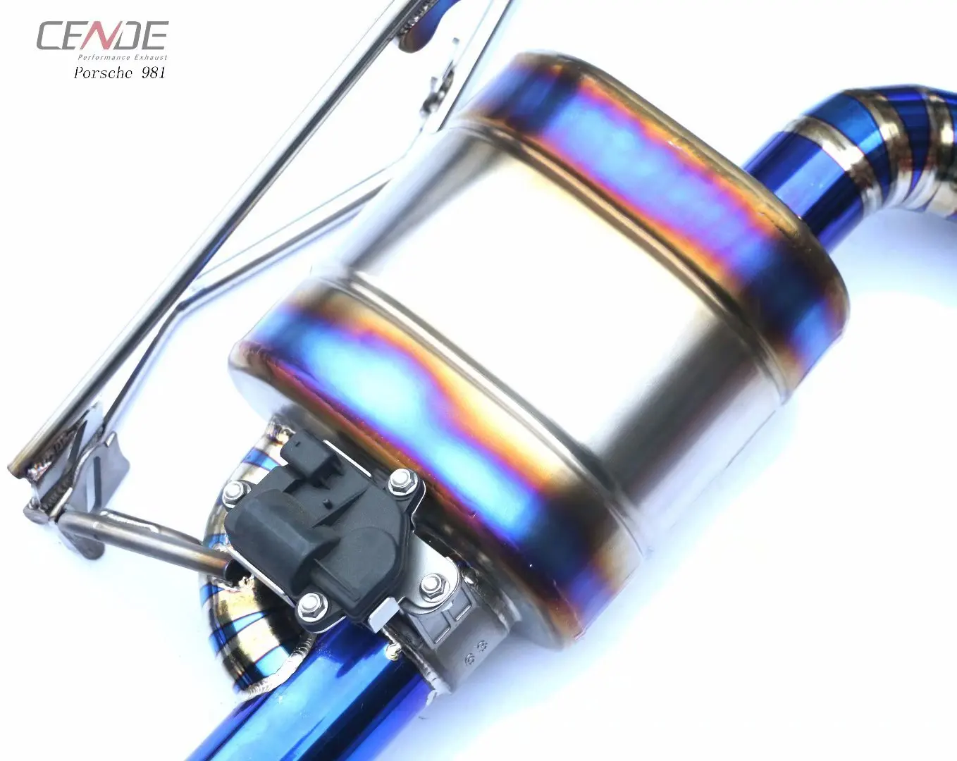 Racing Car Macan 981 Hks Performance Valve Muffler Exhaust For Porsche