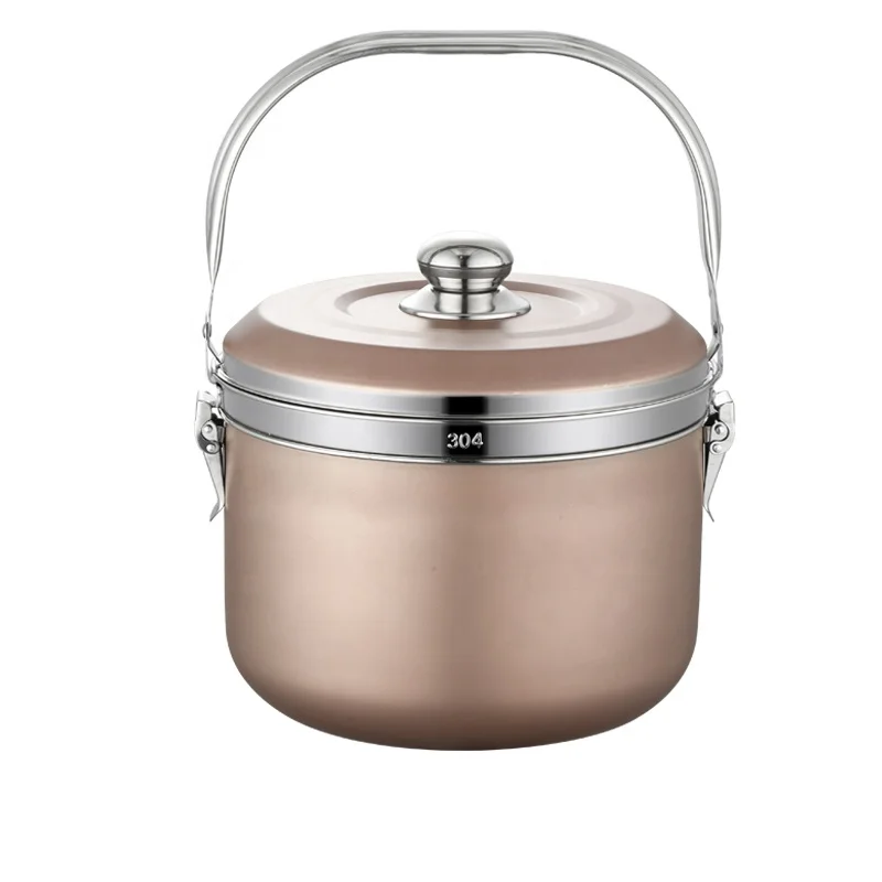 
6L southeast asian hot sale stainless steel 304 outdoor camping cookware for picnic 
