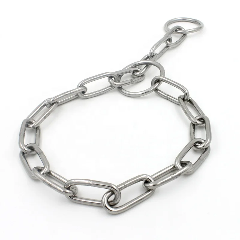 

Weather Proof Metal Chain For Small Medium Large Dog Training Choke Metal Dog Collar Buckles