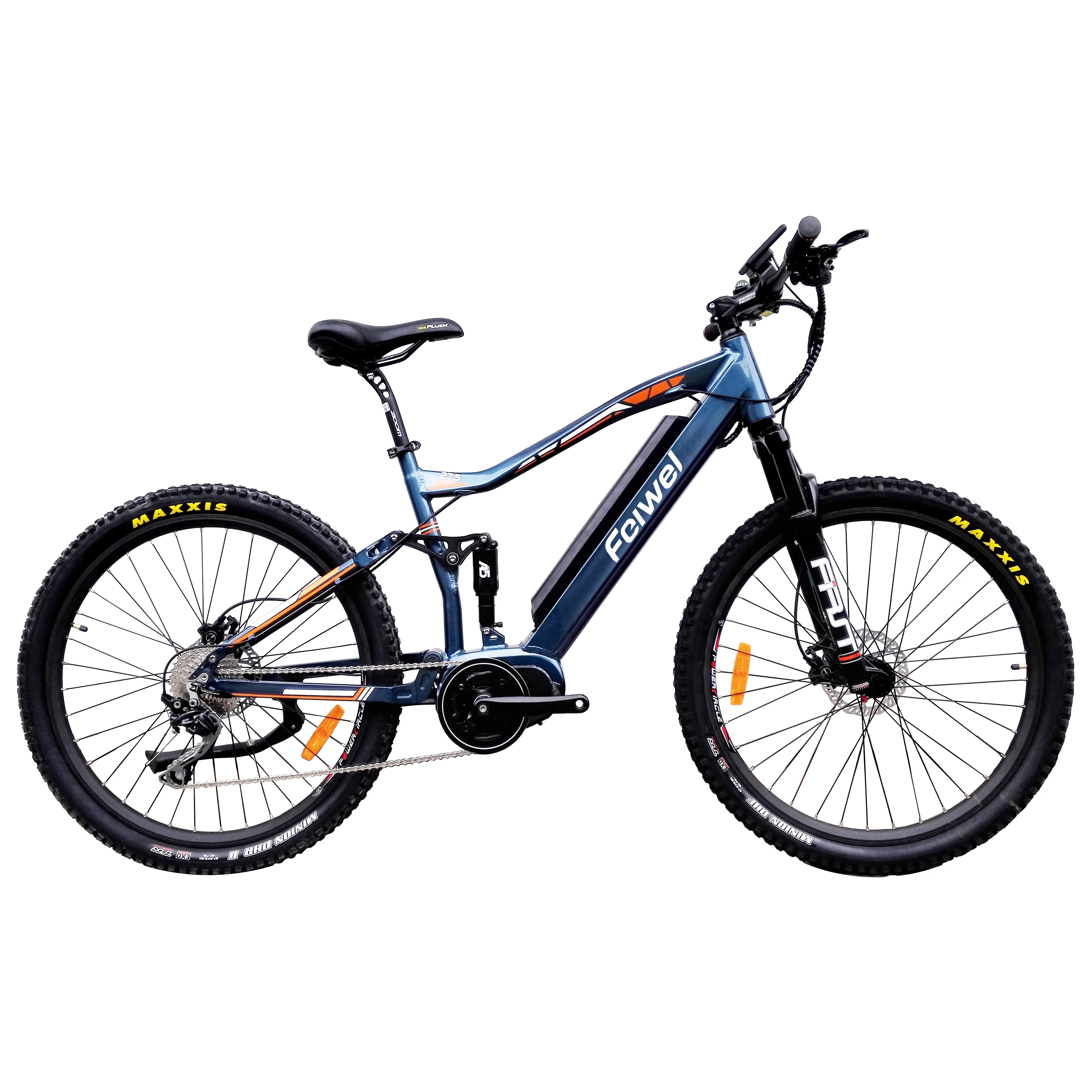 

27.5' mountain electric bike 500w/ full suspension electric bicycle/ cheap price best quality mountain e bike, Customized