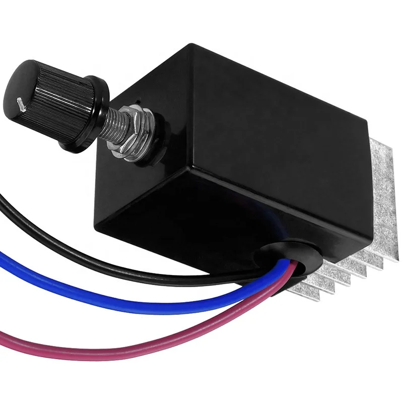 Taidacent Stepless Pwm Dc Motor Dimming Controller 10 Amp 24v 12v