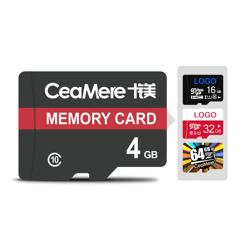 

Ceamere Wholesale 64GB Camera Micro Memory TF Card 16GB 32GB 8GB 128gb 256GB Class10 U3 Micro TF Memory Card 512GB For Camera