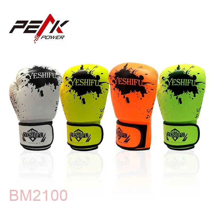 

Production  Fitness Professional Punching Training PU Boxing Gloves