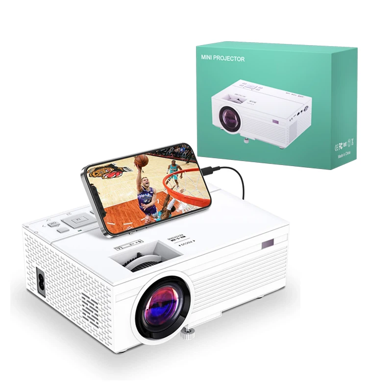 

[10 Year Factory OEM ODM] Hot Selling High Lumens Native 720p Full HD LED LCD Home Theater Projector