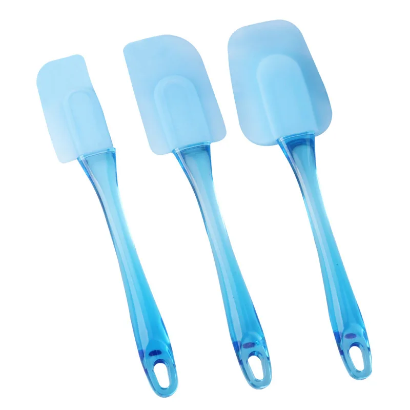 

3-pack Heat-Resistant Non Stick Baking Cooking Utensil Silicone Scraper Spatula Set