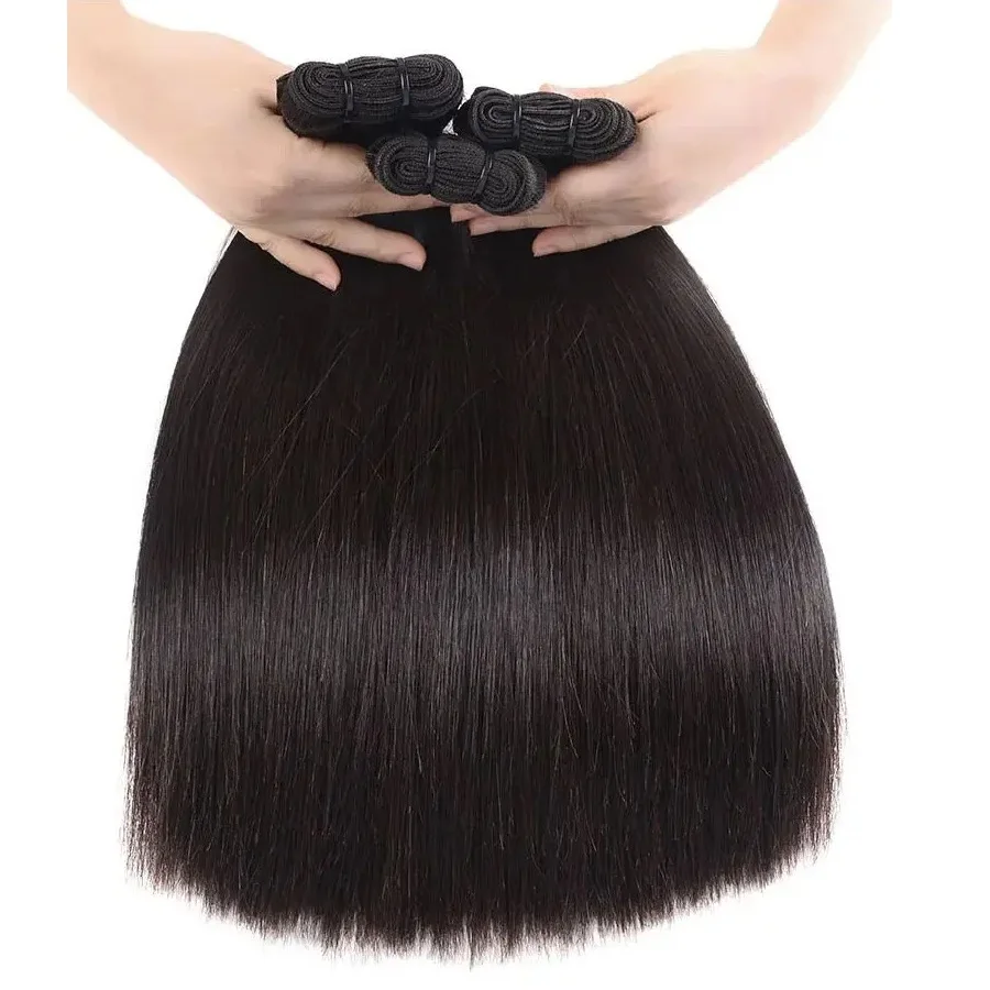Wholesale 15a Grade Natural Color Raw Brazilian Hair Bundles Virgin Cuticle Aligned Hair Weave Double Drawn Human Hair Supplier