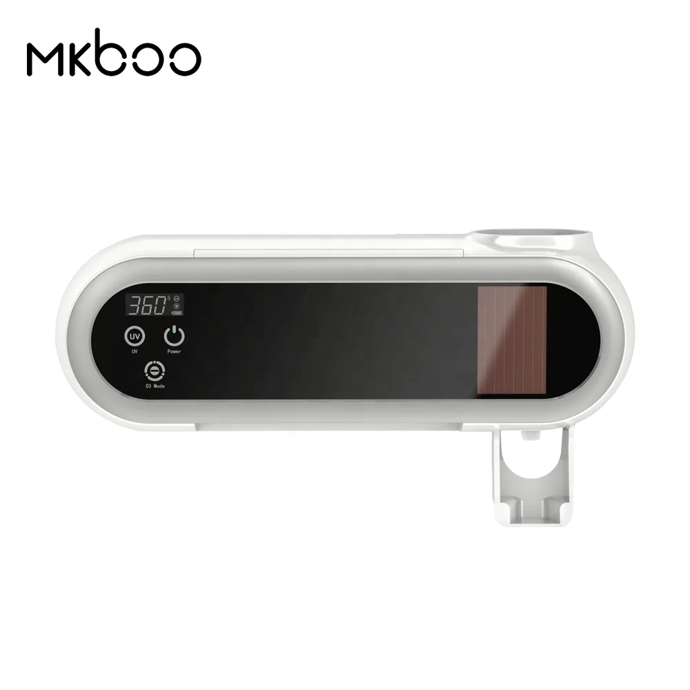 

Mkboo Toothbrush Sterilizer Ozone Disinfection Multi Function Device Toothbrush Sanitizer 100-240V 3000mah ABS