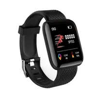 

for Men Women Smartwatch Fitness Tracker Pedometer Blood Pressure Heart Rate Monitor Waterproof Bracelet 116 plus