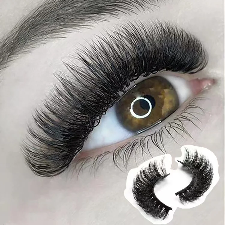 

Russian striplashes Full Strip Lashes factory price 3d wholesale 25 mm deep curl mink strips D curl wink winged strip eyelash