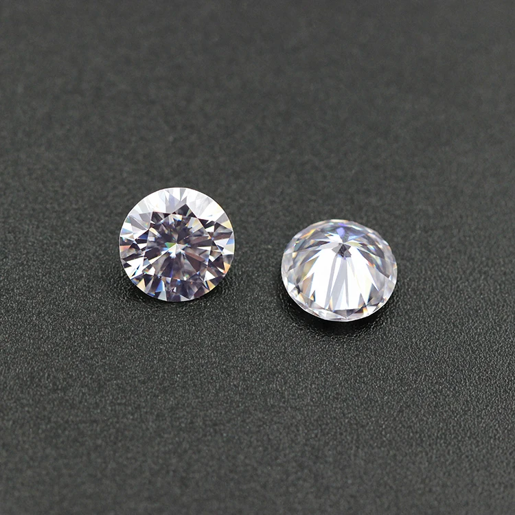 

GRA Certificate Synthetic Loose Gemstone 6mm-8mm D White Round Brilliant Cut Moissanite Stones High Quality Moissanite Diamond
