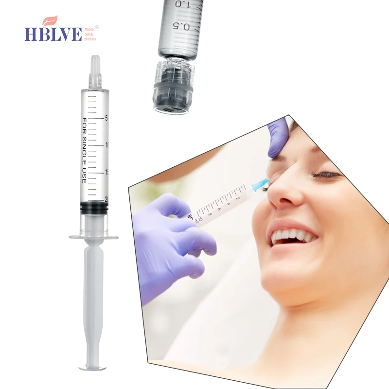 

buttock injection 2ml dermal filler ha injectable hyaluronic acid with two free needle
