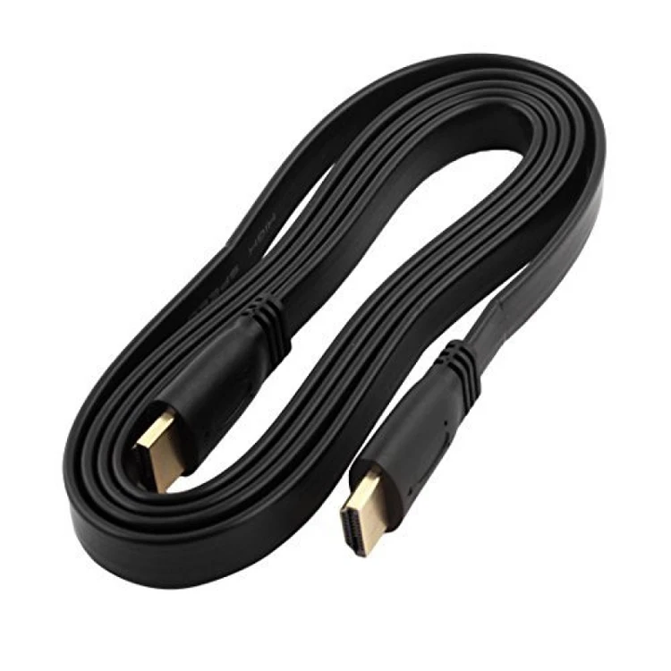 

Wholesale HDMI Flat Cable 2.0 4K HDMI Cable for Computer Projector and Monitor, Balck