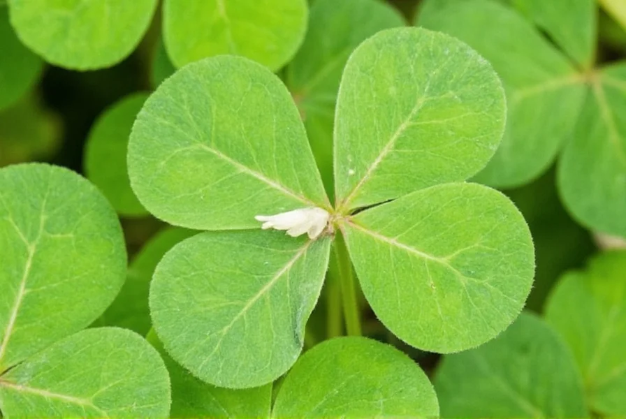 Field of red clover in full bloom attracting honeybees