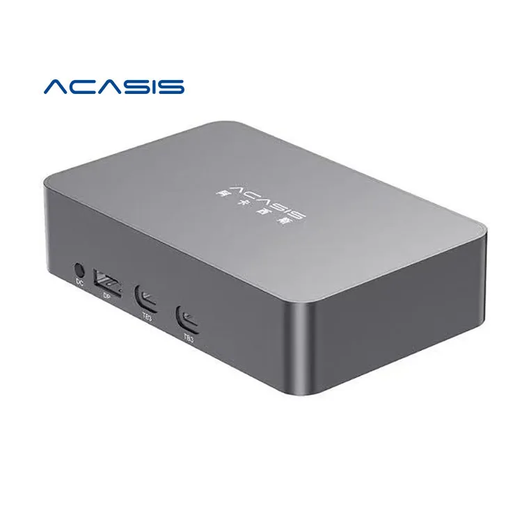 

ACASIS High Quality Acasis TYPE-C 4 Channel HD USB4.0 video capture card support live broadcast, Silver