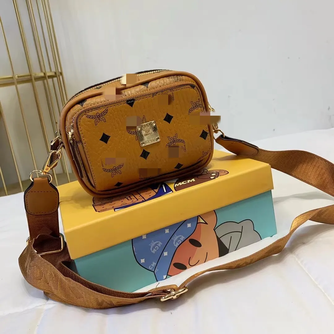 

Female unique one-shoulder-slung mobile phone camera bag, Brown