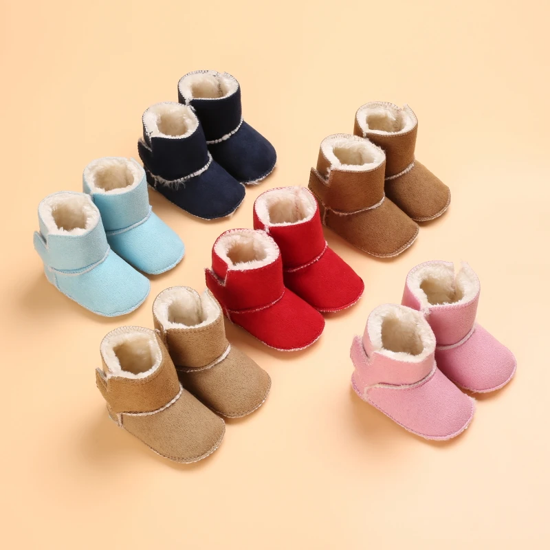 

Winter baby toddler shoes thickened warm 0-1 year toddler shoes boys girls first Walker shoes