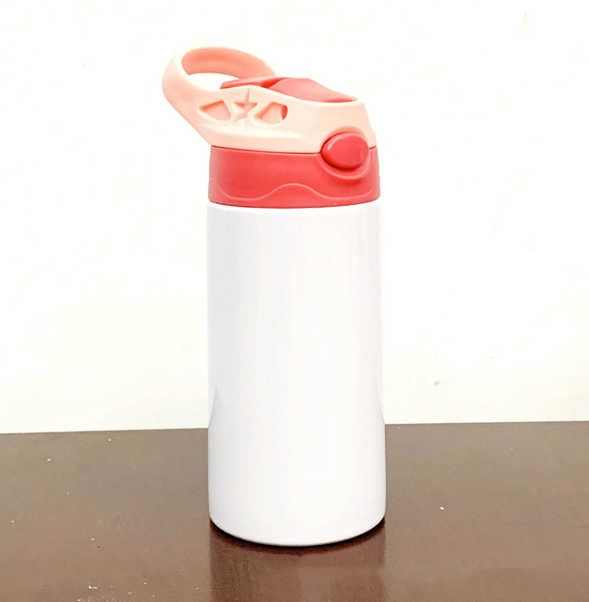 

Wholesale customized high quality kids water bottle stainless steel vacuum flask with sublimation coating, Blue,red,green and purple