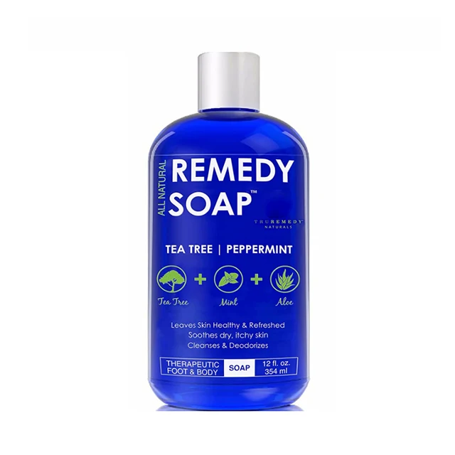 

liquid body bath Tea Tree Oil Mint cool refresh shower gel soothe 100% Natural Remedy Soap Body wash for women /men