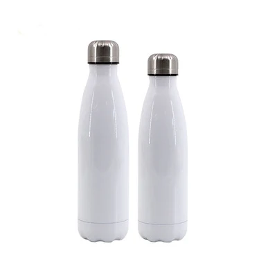 

DIY blank sublimation tumbler transfer coating sublimation blanks 304 stainless steel sublimation vacuum flask, White blank