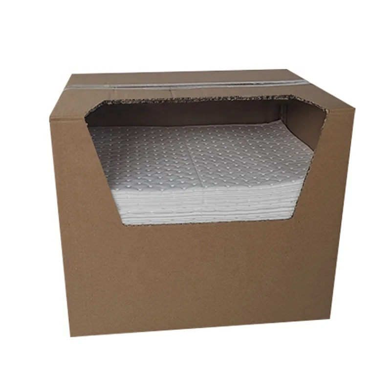 

100% PP White Color Dimpled Oil Absorbent Sheet Pads