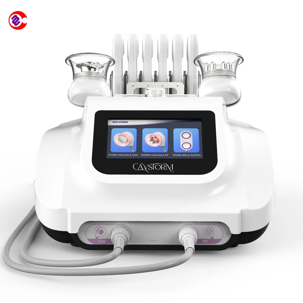 

Cavitation 3.0 Ultrasonic 40k Microcurrent RF Vacuum Cellulite Reduction Skin Rejuvenation Portable Machine, White