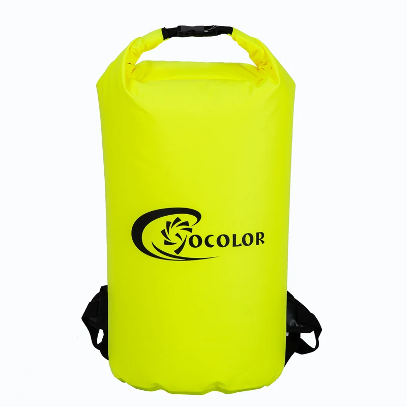 

500D pvc tarpaulin backpack style tarpaulin waterproof travel bag for hiking and swimming