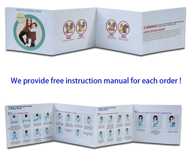 
CPC, CE , REACH , CCPSA , OEKO-TEX100 Certificated baby wrap carrier 