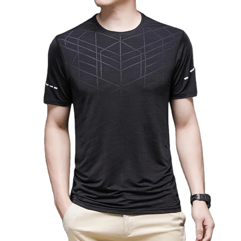 

wholesale printed knitted blank bulk breathable solid tshirts men clothing casual