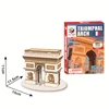Classical Toys 3D Jigsaw Puzzles France Triumphal arch Model Building Architecture 3D Space model 3D Puzzle For Child and Adults