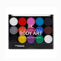 

15 Colors Non-toxic Face & Body Paint Painting Fancy Party Art Kits Halloween Festival Makeup Palette Draw for Room