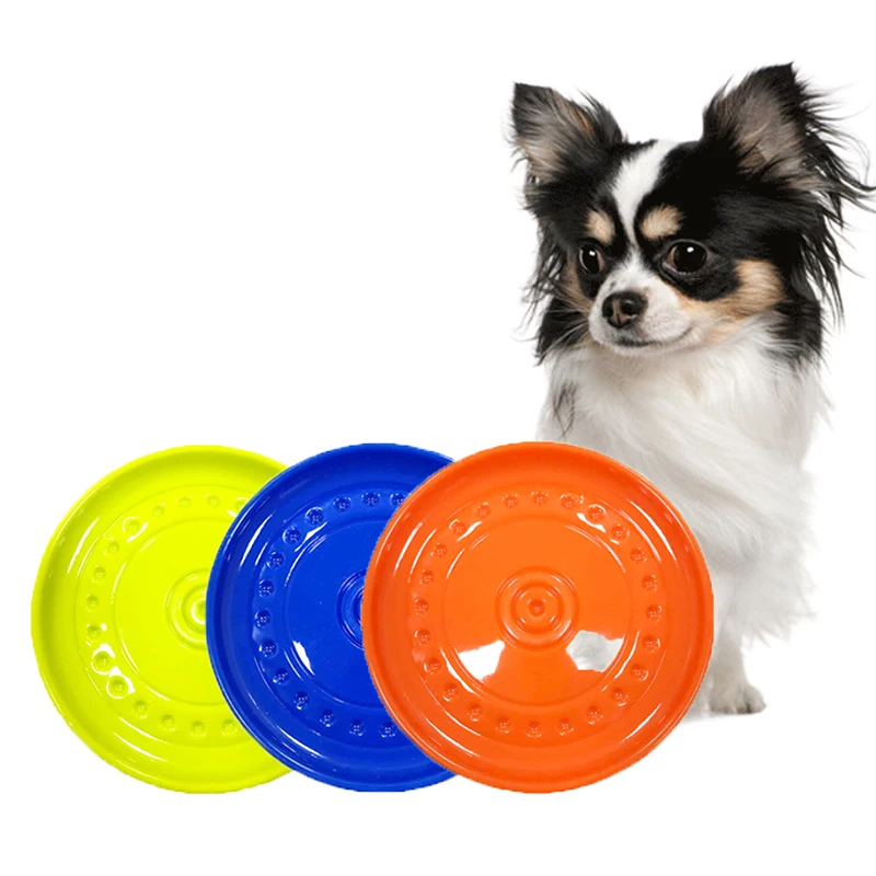 

2020 Popular Throw Catch Pet Training Outdoor Sports Chew Flying Disc Toys For Dogs