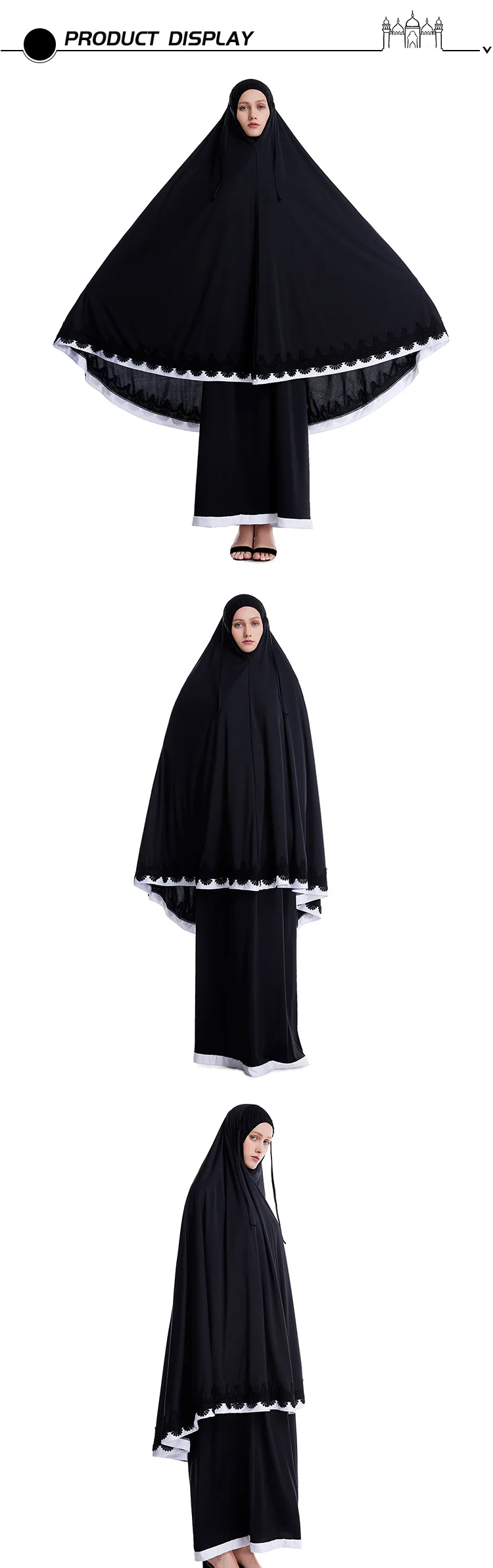 Zakiyyah T9004 Burqa Fabric Designs For Dubai Muslim Women Saudi Abaya