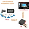 Tyre data remote management system including GPS with TPMS sensor for heavy duty vehicles
