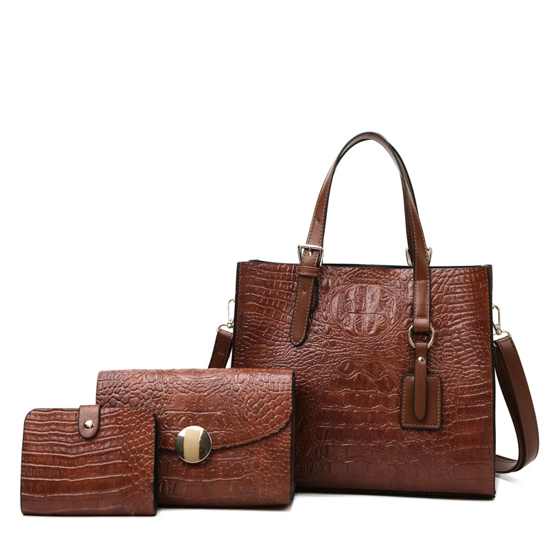 

Latest style handbag for women elegant and graceful handbag and shoulder bag crocodile pattern handbags, 29*13*24cm(handbag)