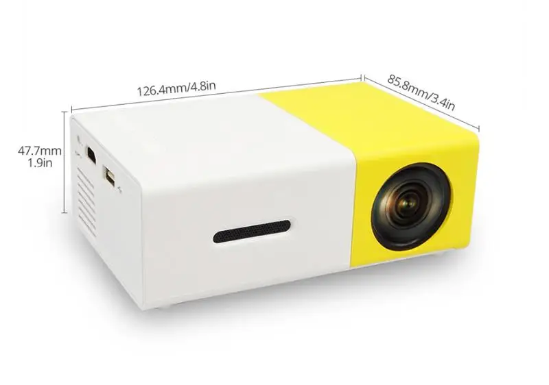 Factory Price Mini Projector Yg300 600 Lumens 1080p Home Theater