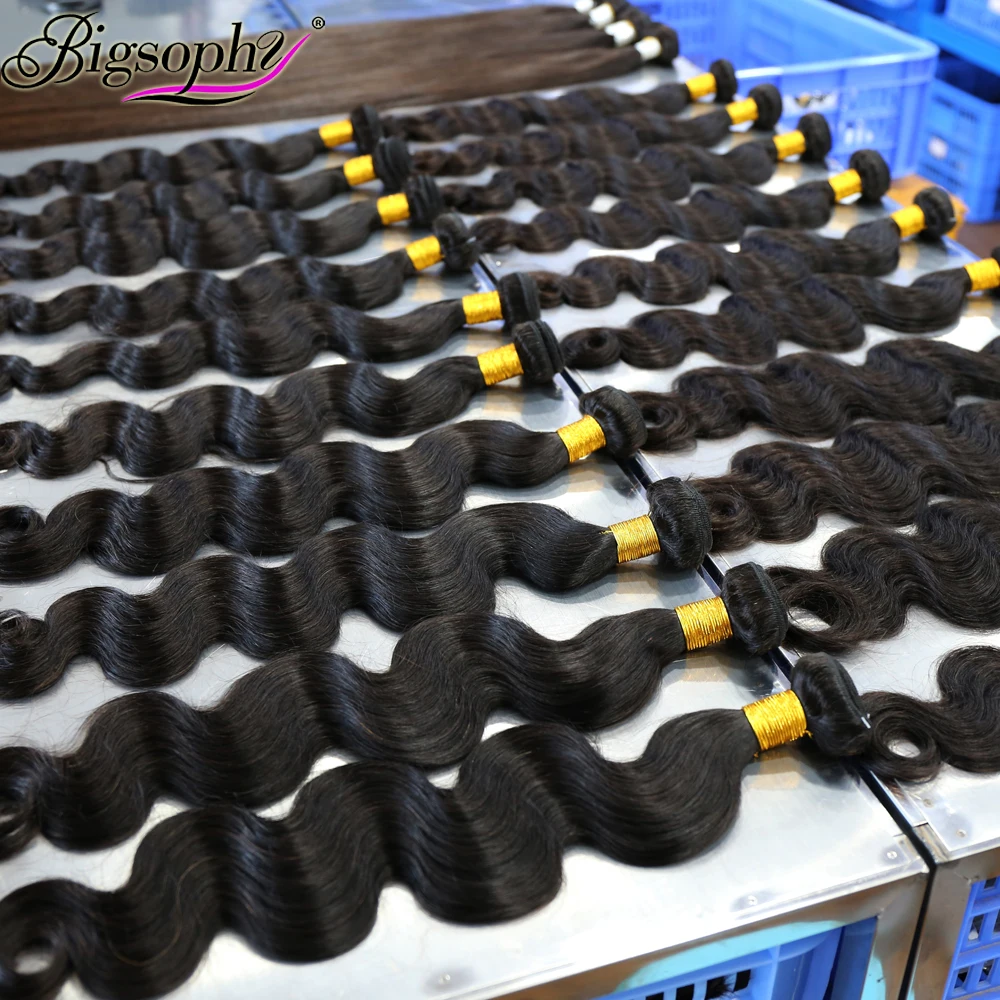 

Unprocessed 10A Virgin Hair Body Wave bundles,100% Human Hair Extension Brazilian Long 40 42 Inch Body Wave Hair Bundle