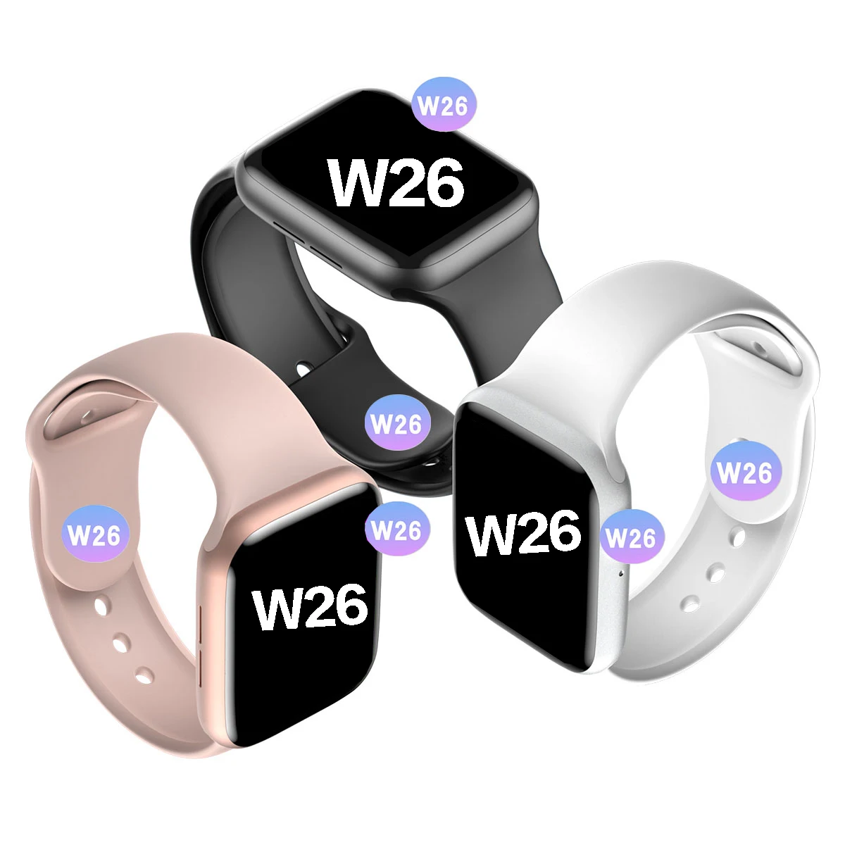 

W26 Series 5 Full Touch Smart Watch Support BT Call Music Play