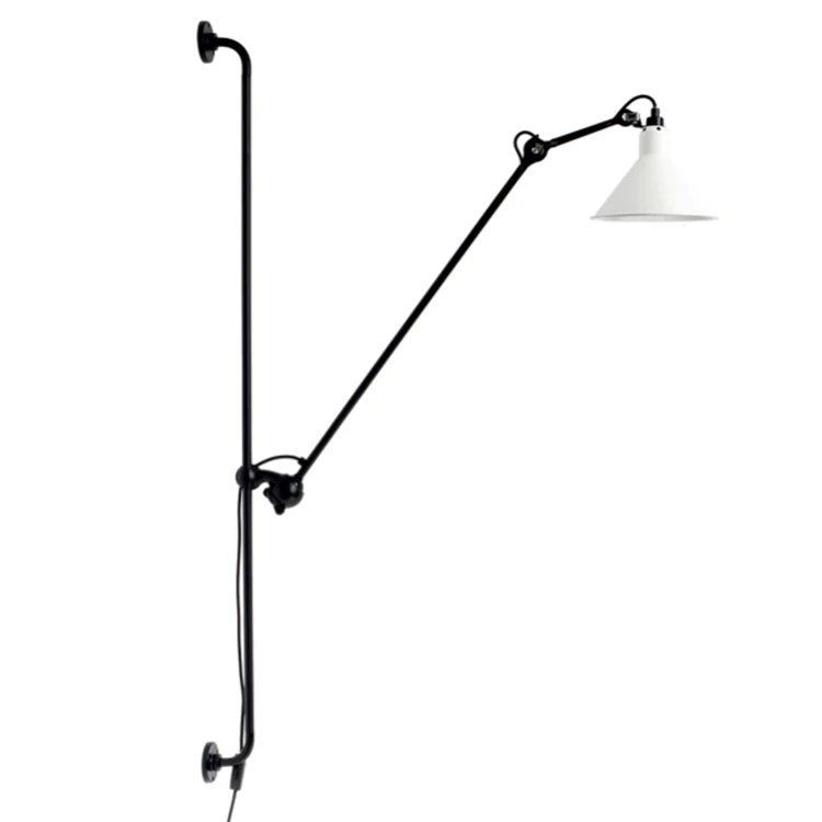 Hot selling vintage black swing arm wall led light