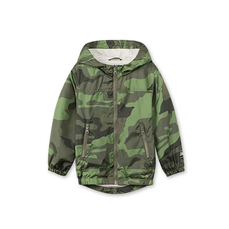 

Children's camouflage windbreaker spring and autumn Hoodie baby boy jacket clothes
