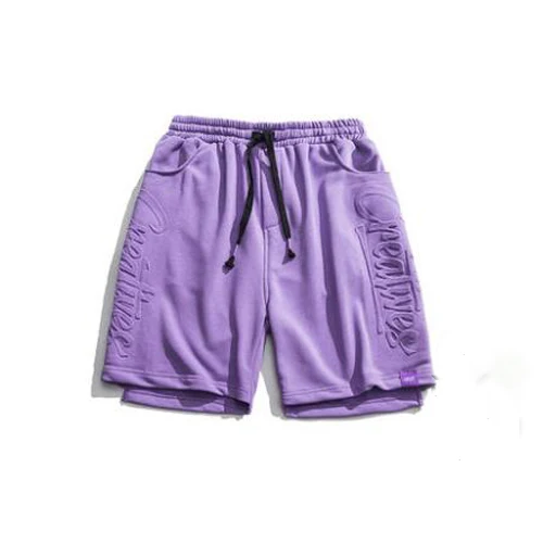 
2020 Fashion shorts men custom embossed logo streetwear summer shorts men 