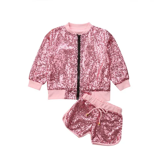 Clothing Sets 2020 Summer Toddler Girls Long Sleeve + Shorts 2pcs Outfits Kids Clothes Boys Children Tracksuit Suit