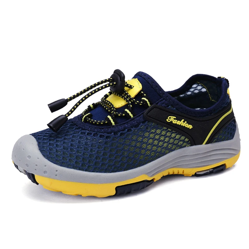

Outdoor Sports Shoes Men Casual Water Walking Shoes, Royal/d.blue/green