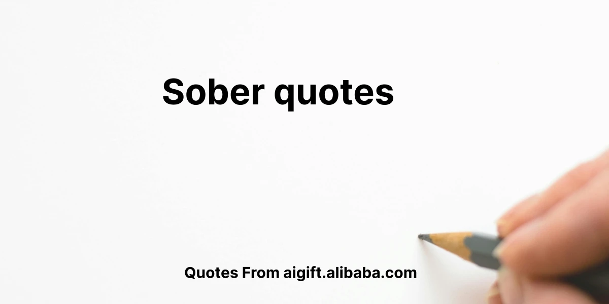 sober quotes