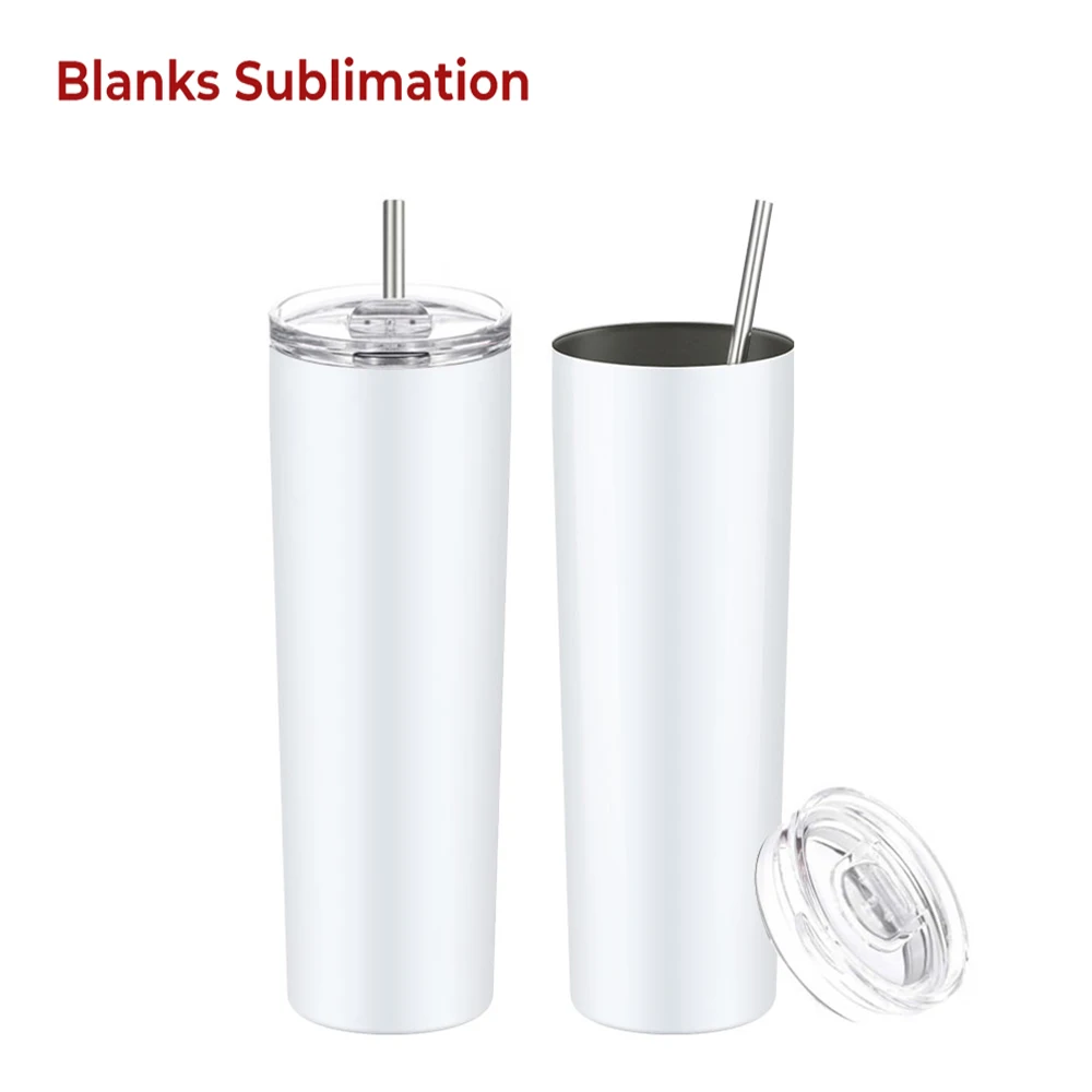 

Wholesale double wall stainless steel 20oz sublimation blanks skinny tumbler cups in bulk, Customized color