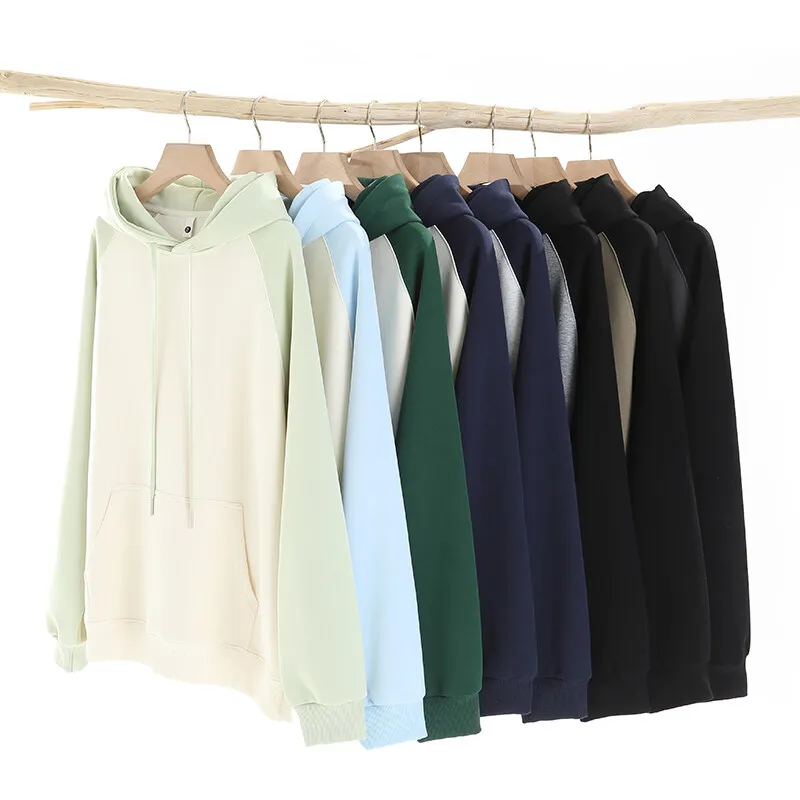 

USA Size Custom Logo Polyester Cotton Sweatshirts Unisex Oversize Sublimation Hoodies Blank Hoodie Men high quality hoodie