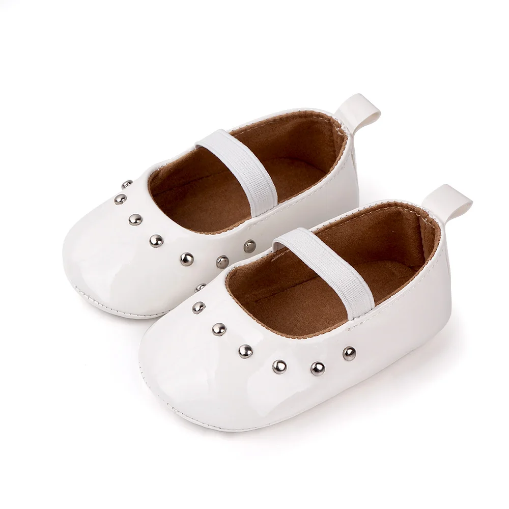 

Fashion princess prewalker baby shoes for girls soft sole non-slip newborn baby shoes manufacturer, Gold/red/black/white/pink