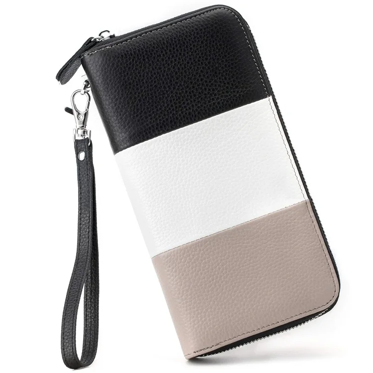 

Qetesh 2021 Pu Leather Wristlet Wallet For Women Fashionable Zip Around Clutch Ladies Wallet