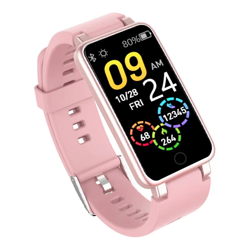 

C2plus smart bracelet sports watch hot selling color screen ultra-thin waterproof sleep heart rate monitoring
