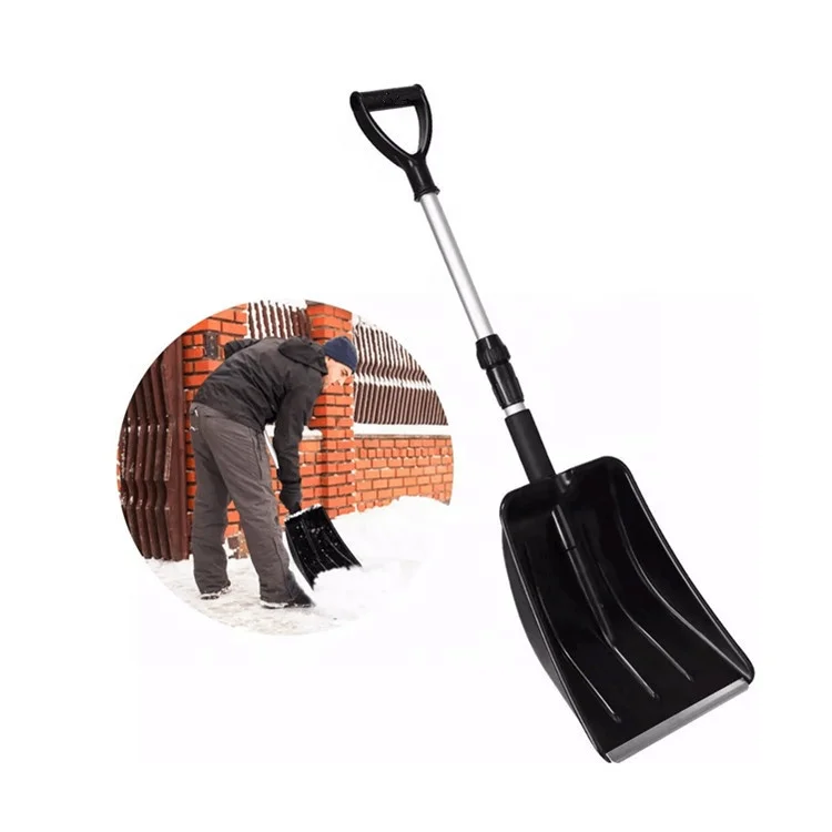 Heated Push Snow Shovel With Telescopic Aluminum Handle For Car Buy