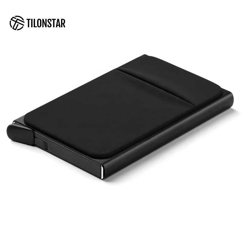 

Sample Provided Aluminum Wallet Men Slim Card Holders Wallet Card Holder Pop Up